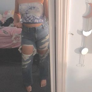 Ultra High Rise Dad Jean